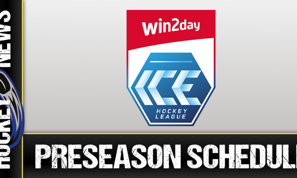 ICEHL: Försäsongsschema 2026