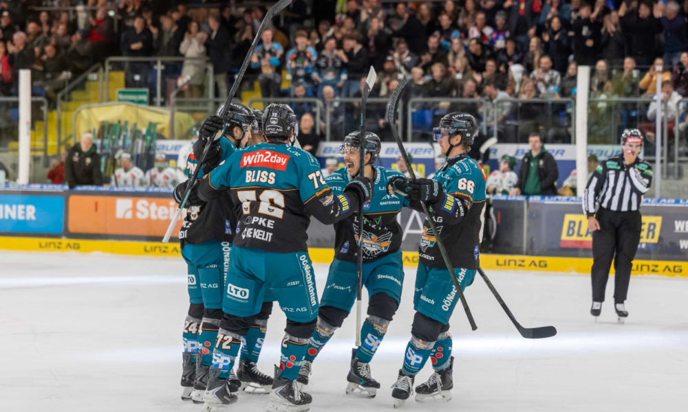 Nästa succé: Black Wings Linz med en tydlig hemmaseger över Ferencváros Budapest!