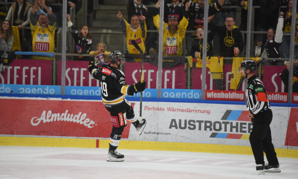 Senare mål får Vienna Capitals att jubla mot Pustertal